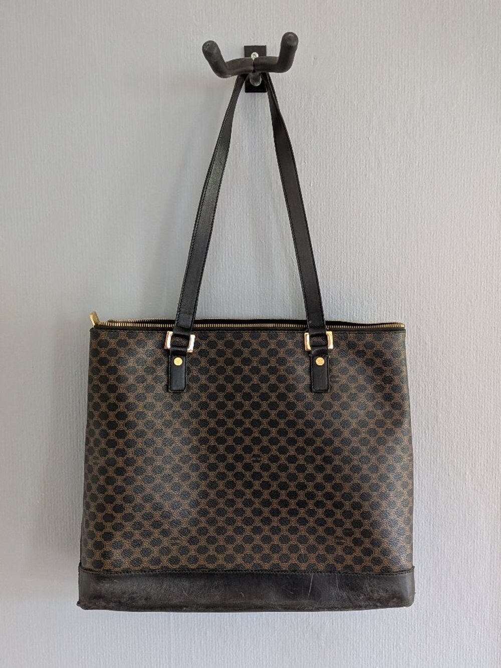 Vintage Celine Macadam Monogram Tote CE00/22 Made in Italy
